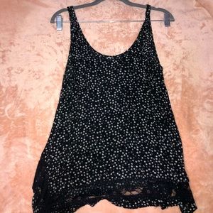 Black and White Patterned Tank